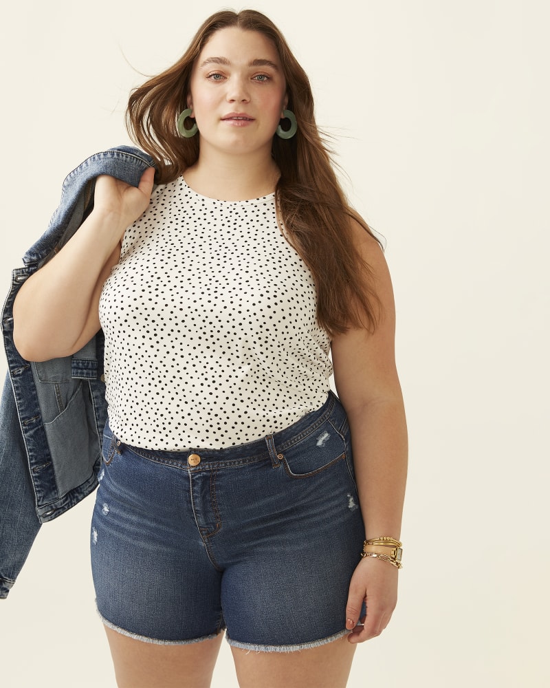 Front of plus size Maria Fray Shorts by Meri Skye | Dia&Co | dia_product_style_image_id:192866